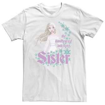 Big & Tall Disney Frozen 2 Elsa The Kindhearted Introvert Sister Tee