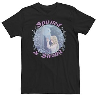 Big & Tall Disney Frozen 2 Elsa Spirited & Strong Tee