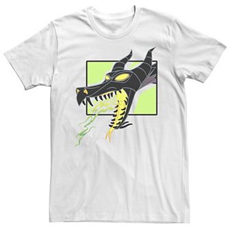 Disney's Sleeping Beauty Maleficent Big & Tall Fire Breathing Dragon Portrait Tee
