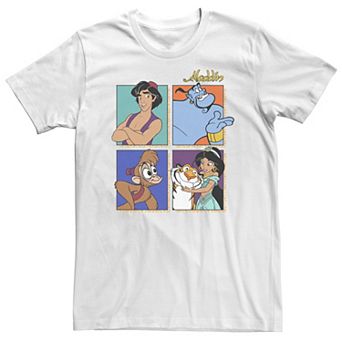 Big & Tall Disney Aladdin Group Shot Box Up Tee