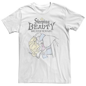 Big & Tall Disney Sleeping Beauty Wake Me For The Romance Sketch Tee