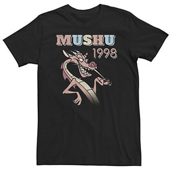 Big & Tall Disney Mulan Mushu 1998 Poster Men's Tee