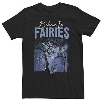 Big & Tall Disney Peter Pan Tinker Bell Believe In Fairies Tee