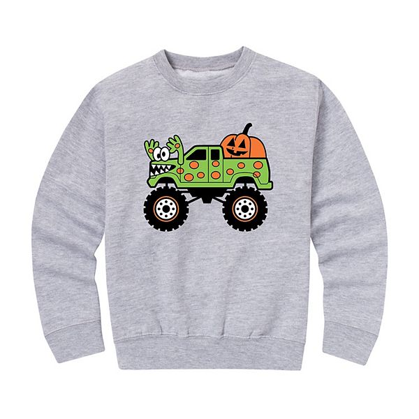 Boys 820 Monster Truck Fleece Sweatshirt