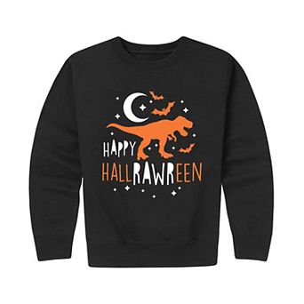 Boys 8-20 Happy Hallrawrween Crew Fleece Sweatshirt