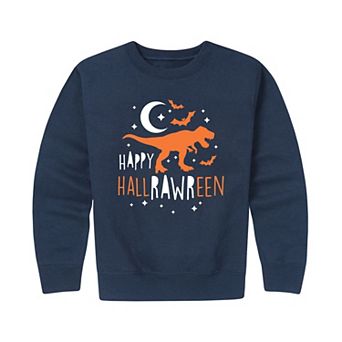 Boys 8-20 Happy Hallrawrween Crew Fleece Sweatshirt