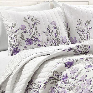 Lush Decor Tanisha Reversible Quilt Set with Shams