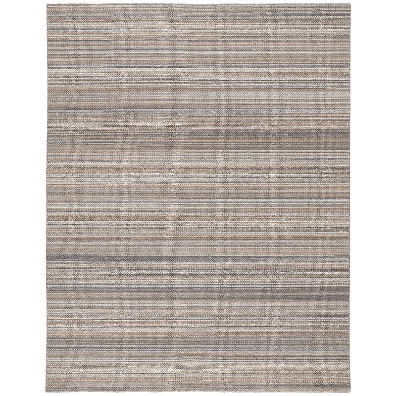 Weave & Wander Foxwood Handmade Wool Rug, Brown, 8X10 Ft