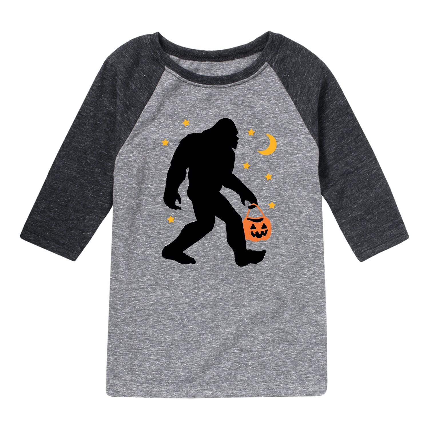 Image for Licensed Character Boys 8-20 Halloween Sasquatch Raglan Graphic Tee at Kohl's.
