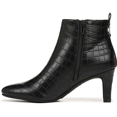 (取寄) ライフストライド レディース グロウ ジップ ショート ブーツ LifeStride women Glow Zip Short Boots Black LifeStride Glow Zip Women's Boots