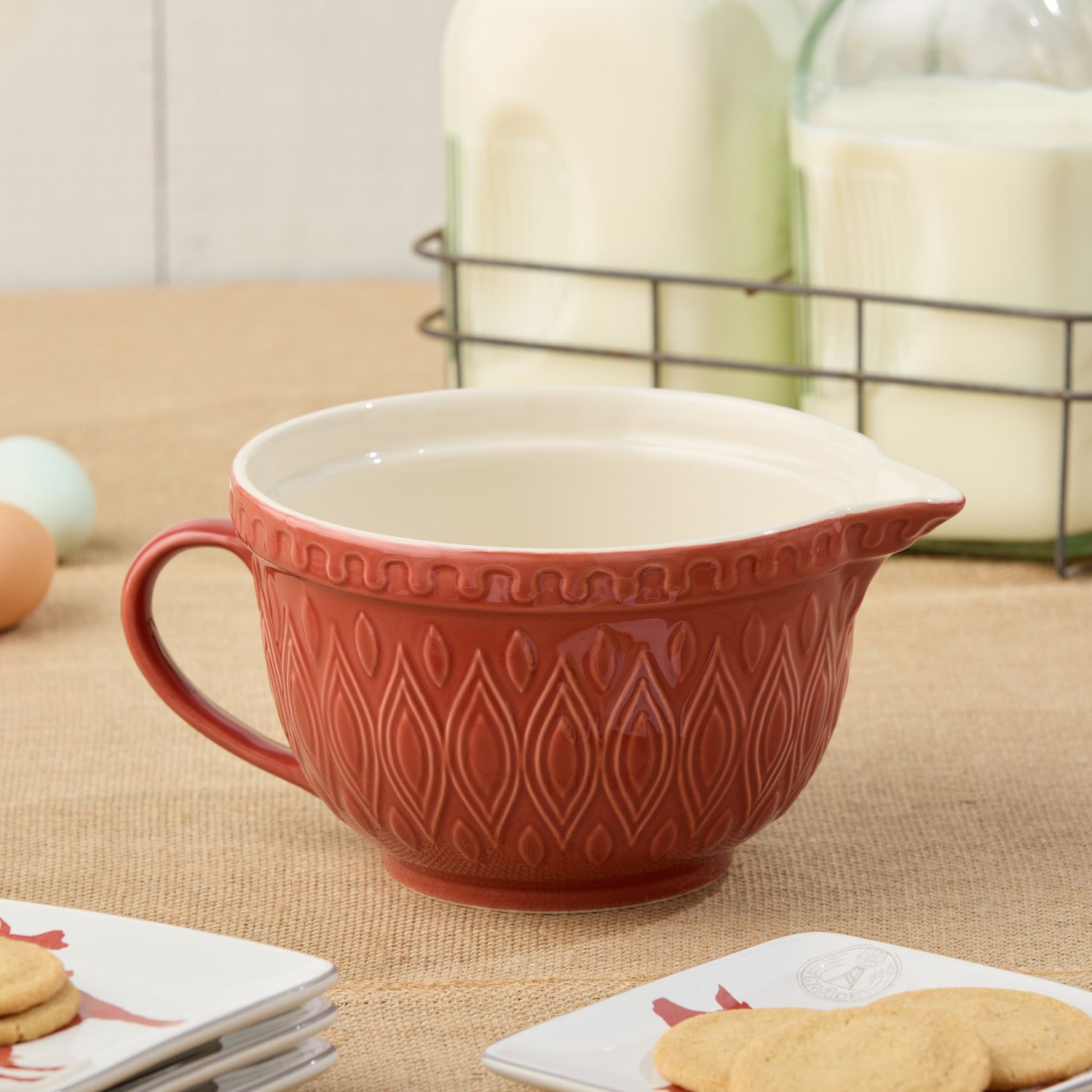 Certified International Vintage Farm Batter Bowl - Thumbnail 4