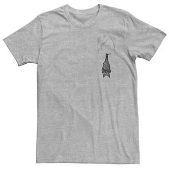 Big & Tall Bat Faux-Pocket Tee