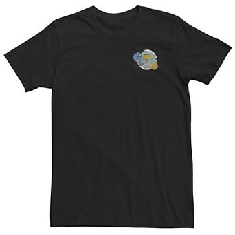 Big & Tall Trendy Art in Space Tee