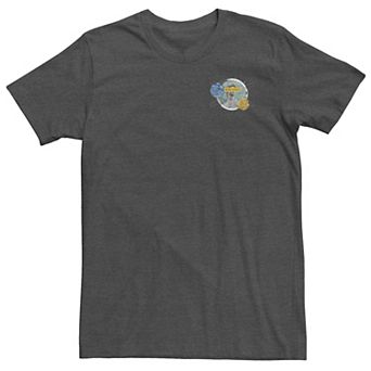Big & Tall Trendy Art in Space Tee