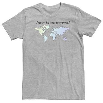 Big & Tall Trendy World Love Tee