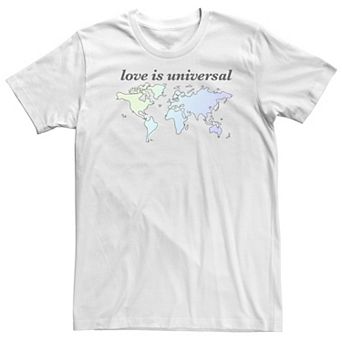 Big & Tall Trendy World Love Tee