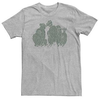 Big & Tall Trendy Cactus Patch Tee