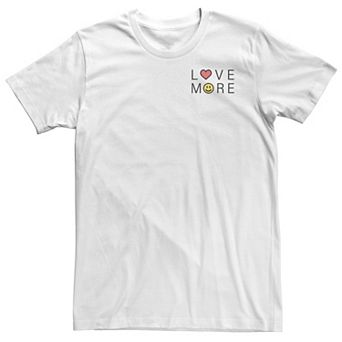 Big & Tall Trendy "Love More" Smile Tee