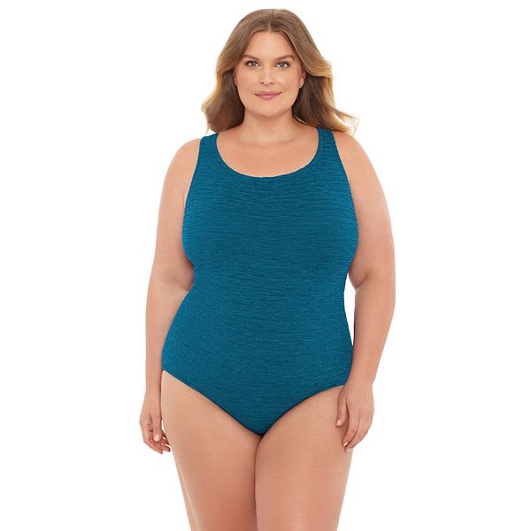 Kohl's plus hot sale size swimwear