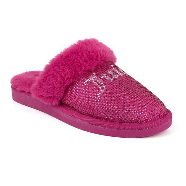 Juicy couture fur discount slippers