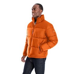 Mens orange hot sale winter coats