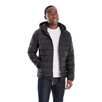 Men's London Fog Hooded Puffer Jacket
