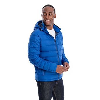 Men's London Fog Hooded Puffer Jacket