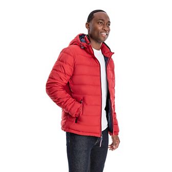 Men's London Fog Hooded Puffer Jacket