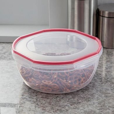 Sterilite Ultra Seal 8.10 Quart Plastic Food Storage Bowl Container, 2 Pack