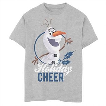 Disney's Frozen Boys 8-20 Olaf Holiday Cheer Portrait Graphic Tee