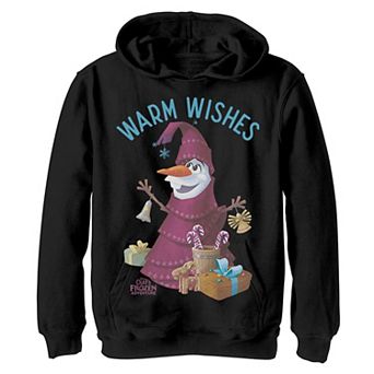 Disney's Frozen Boys 8-20 Olaf Warm Wishes Christmas Tree Graphic Hoodie