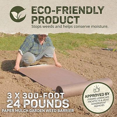 Sandbaggy Biodegradable Landscape Fabric - Garden Paper For Weeds