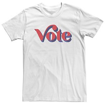 Big & Tall "Vote" Typographic Tee