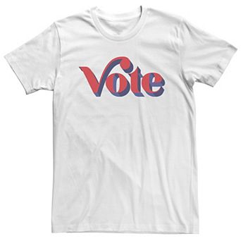 Big & Tall "Vote" Typographic Tee