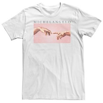 Big & Tall Michelangelo "Sistine Chapel" Painting Portrait Tee