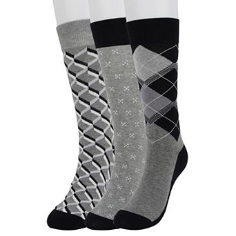 Men's Sonoma Goods For Life® 3-pack Patterned Dress Socks
