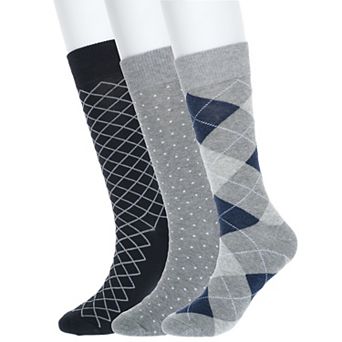Men's Sonoma Goods For Life® 3-pack Patterned Dress Socks