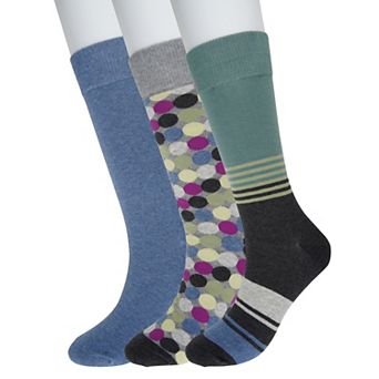 Men's Sonoma Goods For Life® 3-pack Patterned Dress Socks