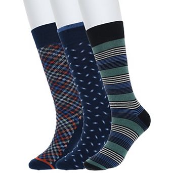 Men's Sonoma Goods For Life® 3-pack Patterned Dress Socks