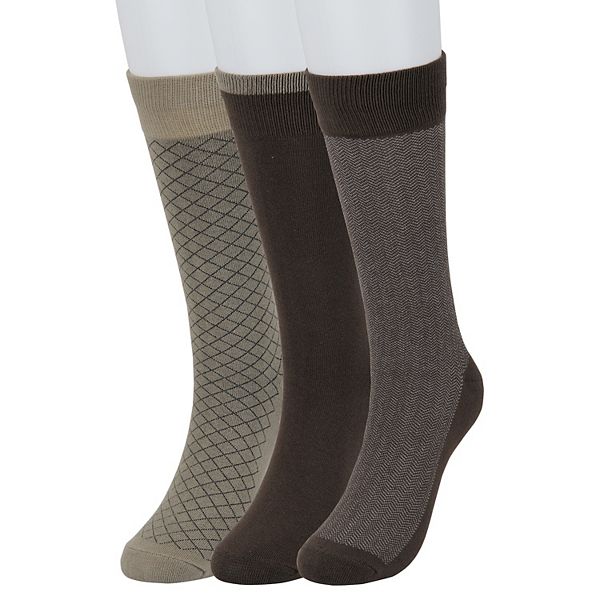 Men's Sonoma Goods For Life® 3-pack Patterned Dress Socks