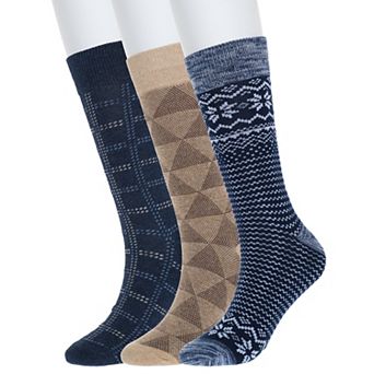 Men's Sonoma Goods For Life® 3-pack Patterned Dress Socks