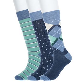 Men's Sonoma Goods For Life® 3-pack Patterned Dress Socks