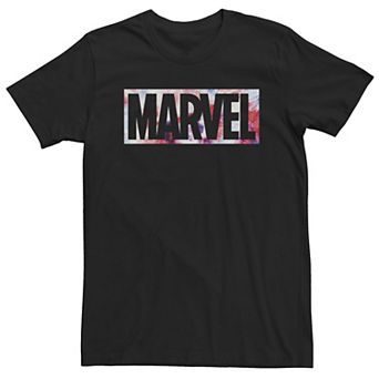 Big & Tall Marvel Original Tie-Dye Logo Tee