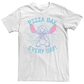 Big & Tall Disney Lilo & Stitch "Pizza Day Every Day!" Tee