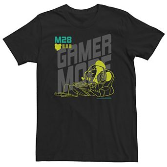 Big & Tall Disney Mickey Mouse M28 Gamer Mode Outline Tee
