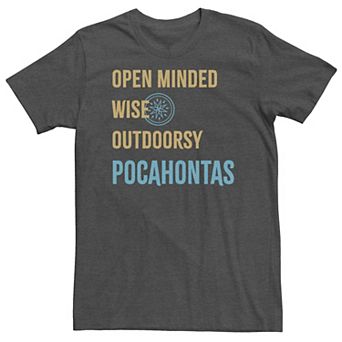 Big & Tall Disney Pocahontas Characteristic Stack Tee