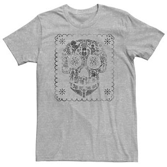 Big & Tall Disney / Pixar Coco Sugar Skull Characters Guitar Tee