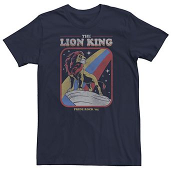 Big & Tall Disney Lion King Simba Stripes Pride Rock 94 Tee