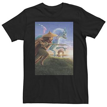 Big & Tall Disney Raya And The Last Dragon Raya Sisu Poster Tee