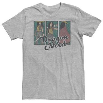 Big & Tall Disney Raya And The Last Dragon Raya Dragon Nerd Panels Tee